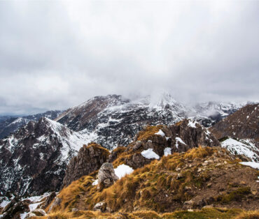 Snow in mountain