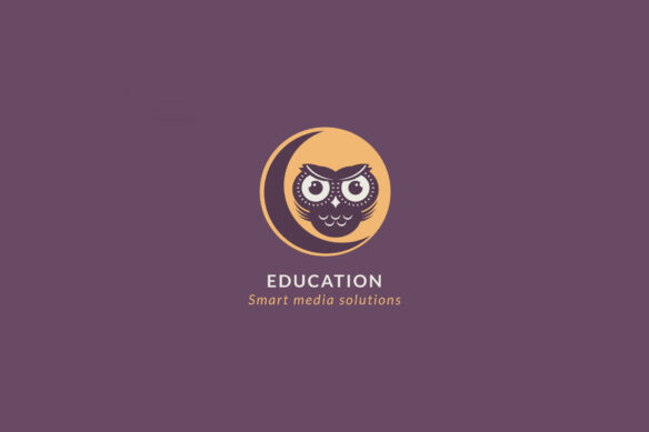 owl on the moon education logo